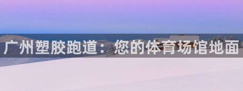 尊龙手机客户端app：广州塑胶跑道：您的体育场馆地面