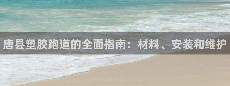 尊龙手机版：唐县塑胶跑道的全面指南：材料、安装和维护