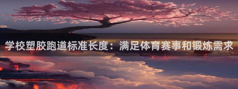 尊龙z6：学校塑胶跑道标准长度：满足体育赛事和锻炼需求