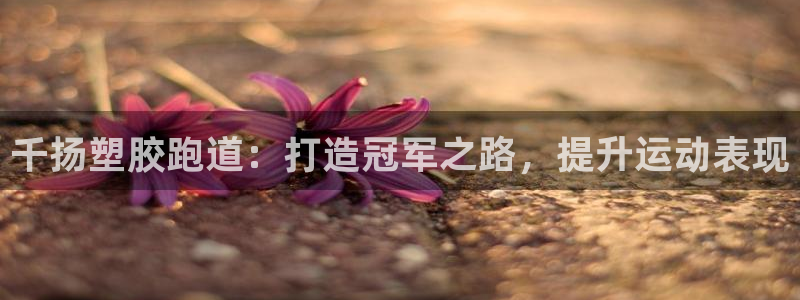 尊龙凯时和九游会哪个平台好一点：千扬塑胶跑道：打造冠军之路，提升运动表现